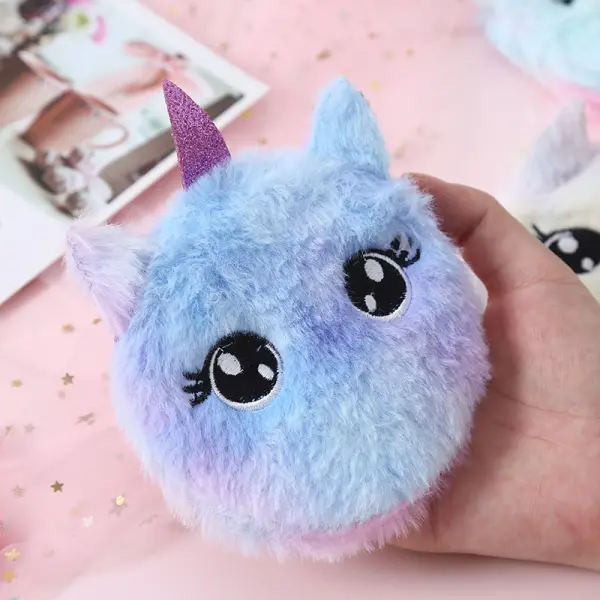 Cute Embroidered Unicorn Plush Mini Bag - Popopiestyle.com 