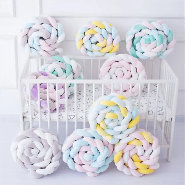 Baby Woven Handmade Twist Three-strand Bed Circumference - Popopiestyle.com 