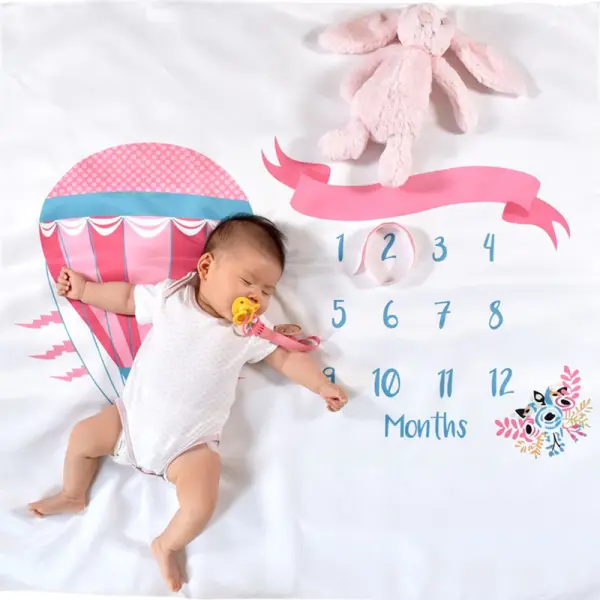 Baby Creative Month Memorial Photo Background Cloth - Popopiestyle.com 