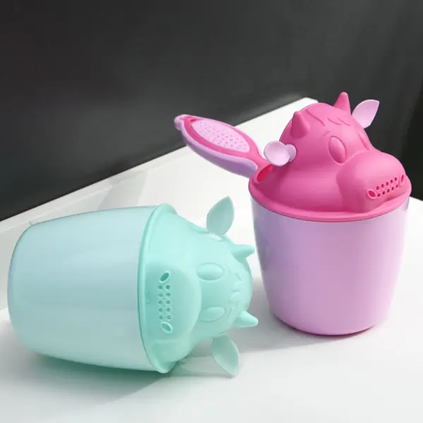 Baby Cute Cow Shampoo Cup Bathroom Shower - Popopiestyle.com 