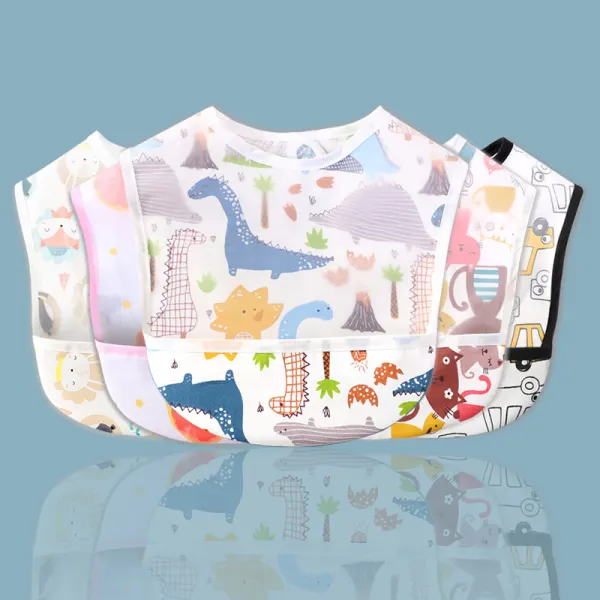 Baby Lightweight EVA Waterproof Feeding Bib - Popopiestyle.com 