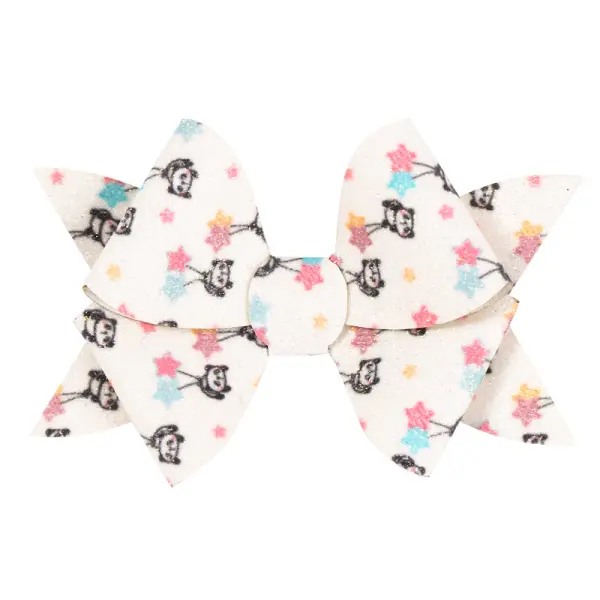 Girls Sequins Cute Glitter Bow Hairpin - Popopiestyle.com 