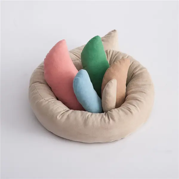 Baby Photo Modeling Auxiliary Moon Pillow Set - Popopiestyle.com 