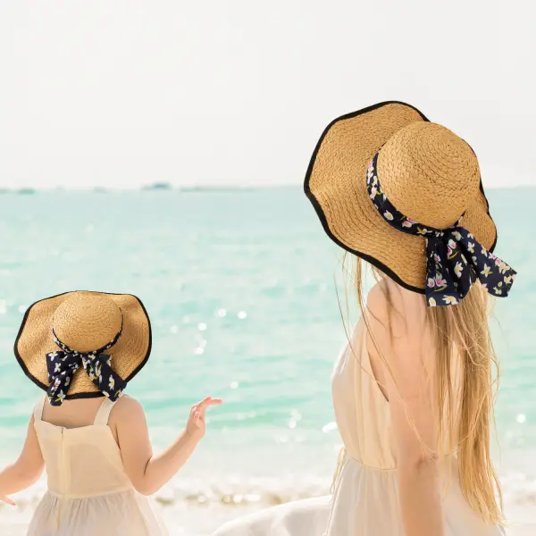 Fashion Mom Girl Straw Hat - Popopiestyle.com 