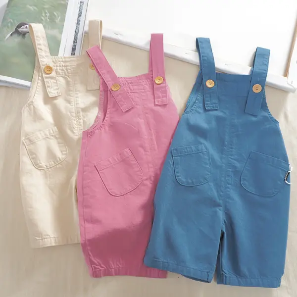 【12M-7Y】Boys Trendy Cropped Overalls - Popopiestyle.com 