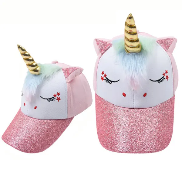 Fashion Kids Unicorn Baseball Cap - Popopiestyle.com 