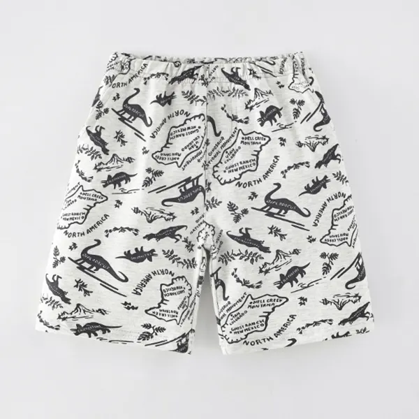 【18M-9Y】Boys Cartoon Print Trendy Shorts - Popopiestyle.com 