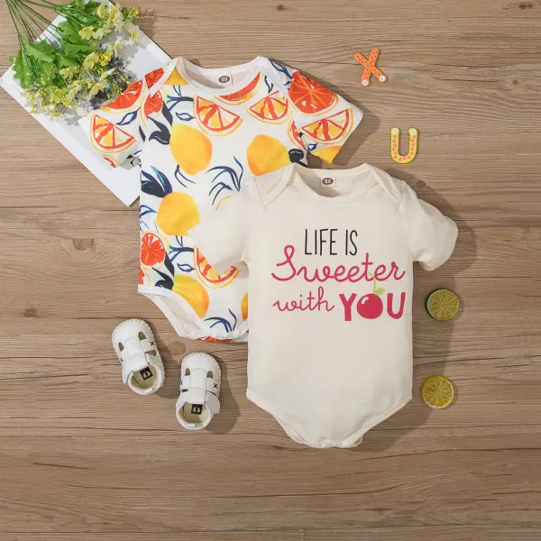 【3M-18M】Baby Summer Cartoon Cute Romper - Popopiestyle.com 