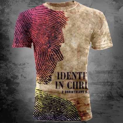 Designer retro portrait art print T-shirt