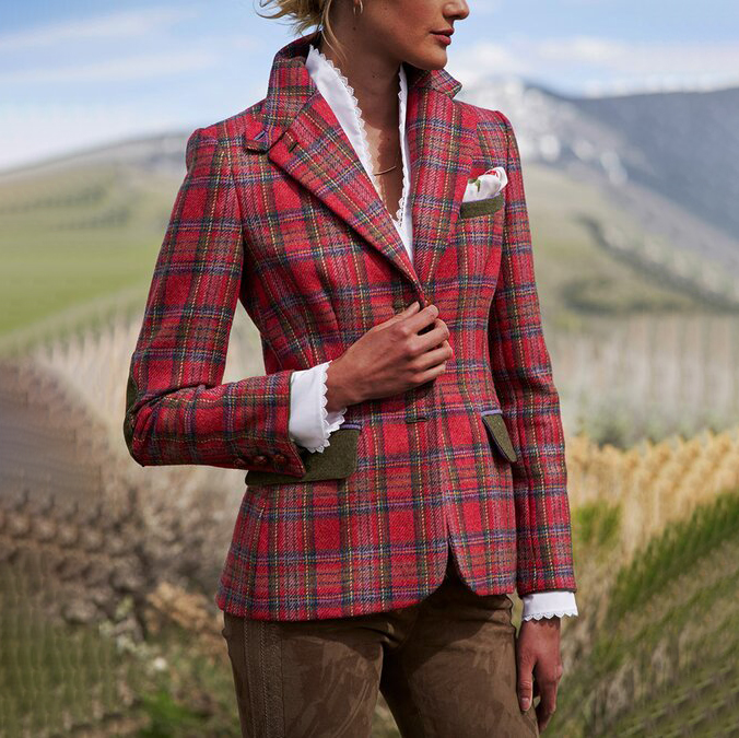 Vintage Check Coat
