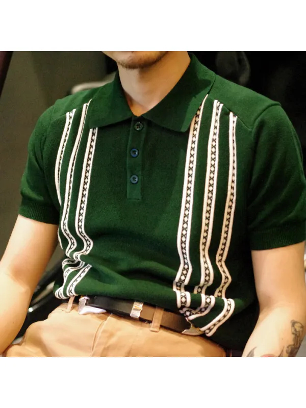 Retro Italian Mafia Style POLO Shirt - Spikesky.chimpone.com 