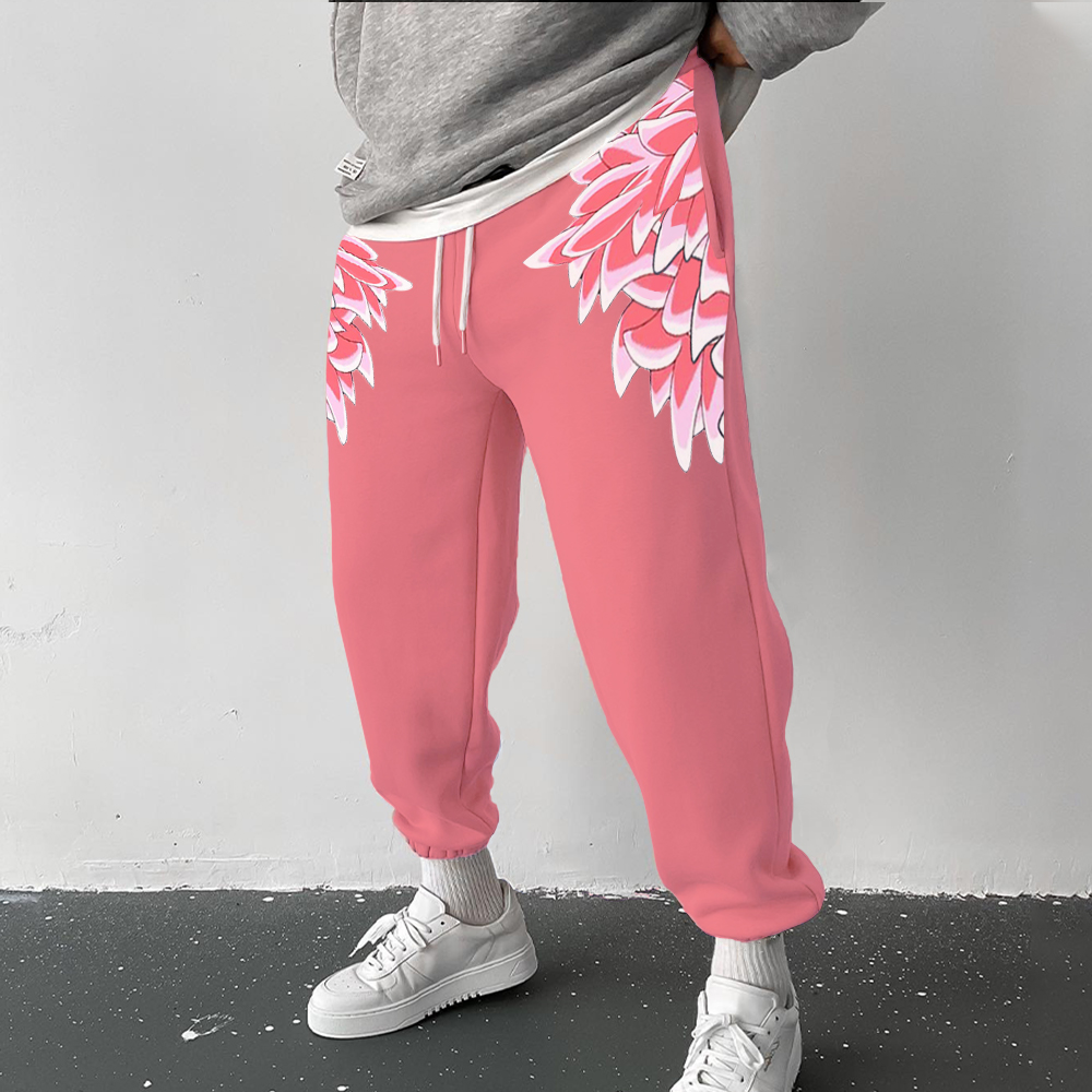 Anime Print Casual Sports Pants