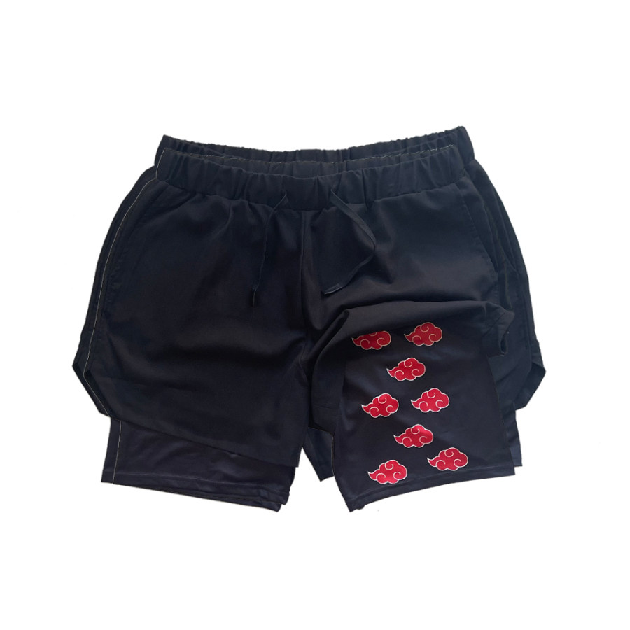 

Short Masculino Casual Estampado Com Cordão