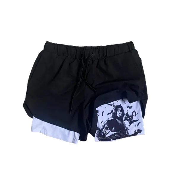 Men's Casual Drawstring Print Shorts - Faciway.com 