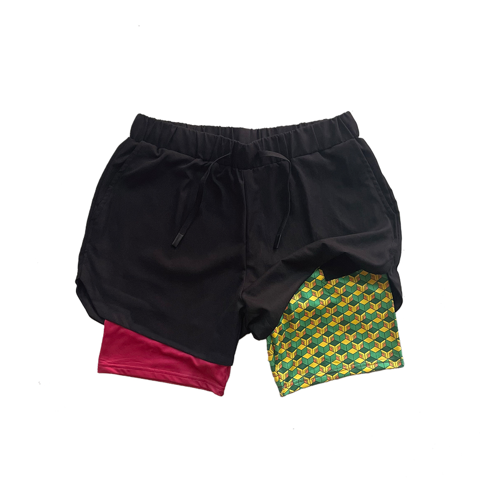 Men's Casual Drawstring Print Chic Shorts