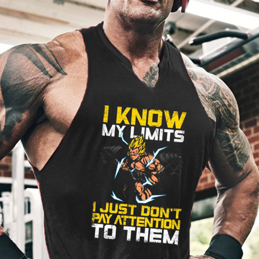 

Camiseta Sin Mangas Deportiva Y Fitness Sin Mangas Henry Estampada Goku Para Hombre