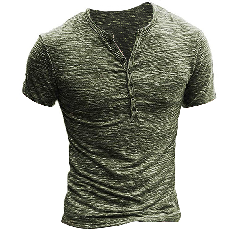 Mens Comfortable And Breathable Chic Short-sleeved T-shirt