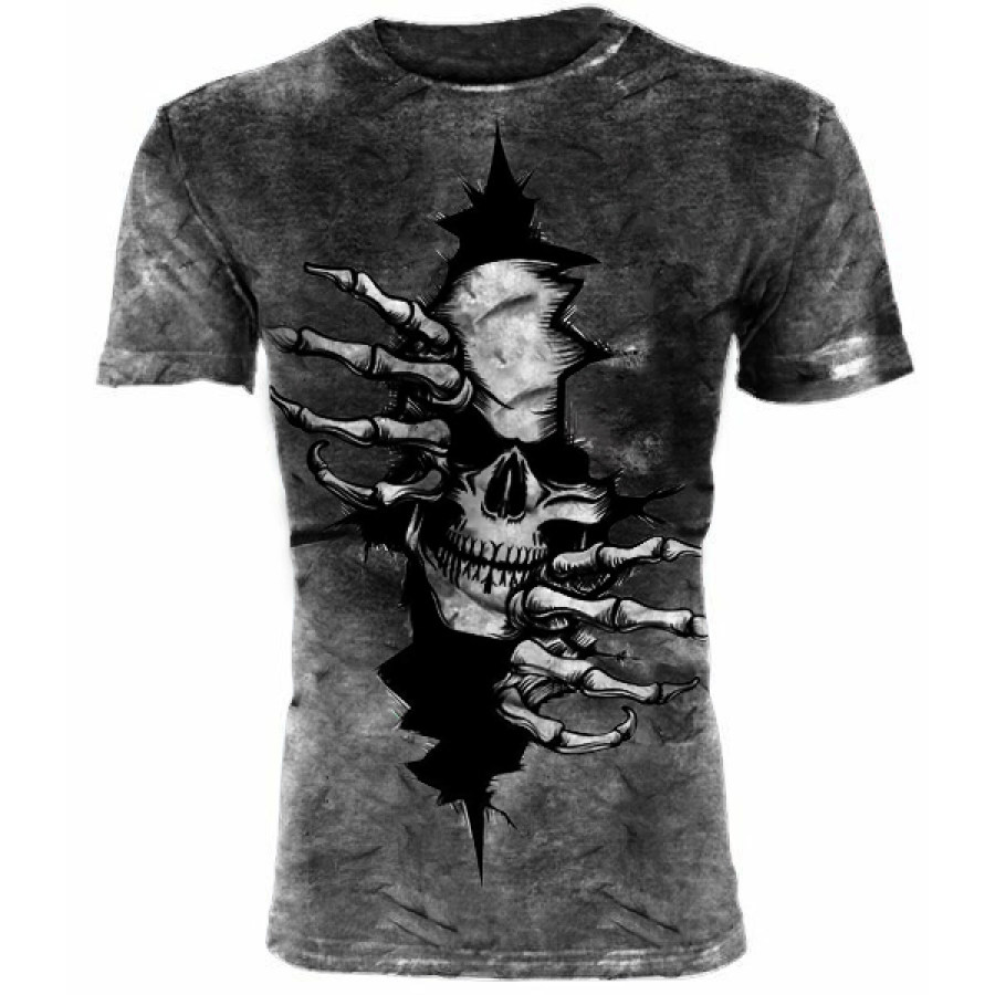 

Men's Retro Printed Casual Short-sleeved T-shirt
