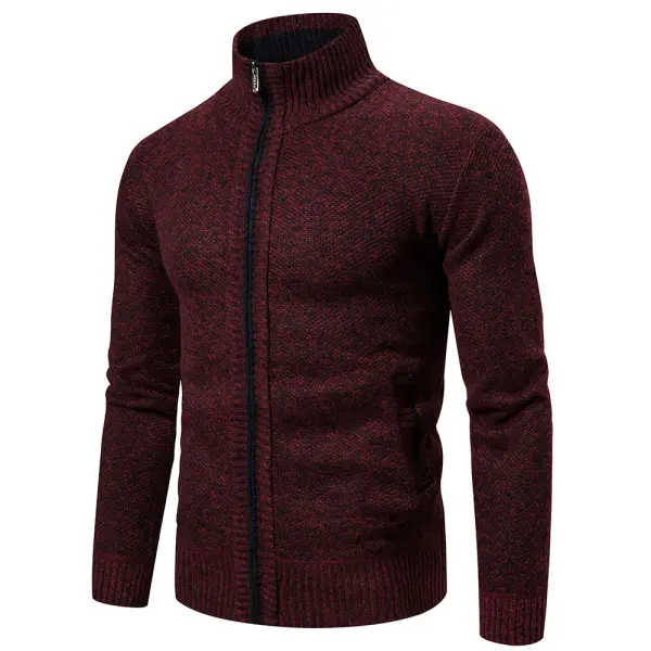 Men's Outdoor Breathable Knitted Sweater Jacket - Chrisitina.com 