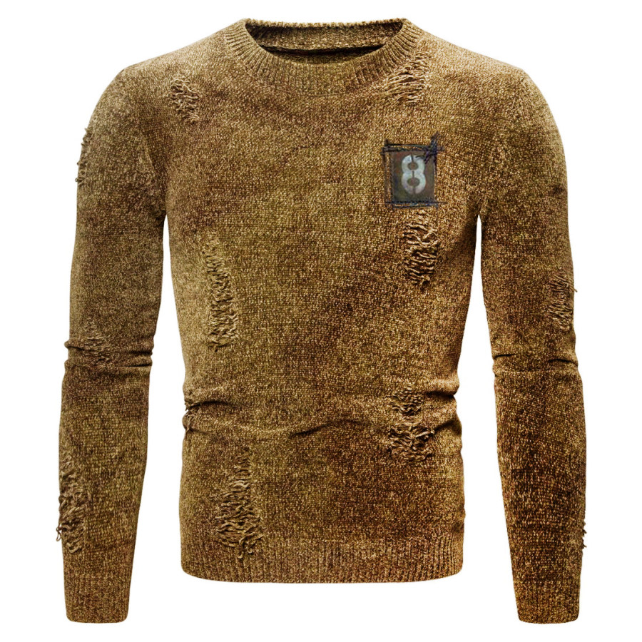 

Mens Outdoor Breathable And Warm Knitted Sweater