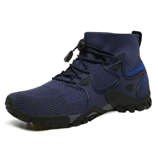 Men's Knitted Upper Breathable Lightweight Outdoor Sports Shoes - Fineesa.chimpone.com 