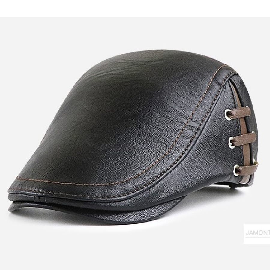 

New European And American Fashion Men's Caps With Personalized Perforated Strap Design For Autumn And Winter Outing All-match Caps