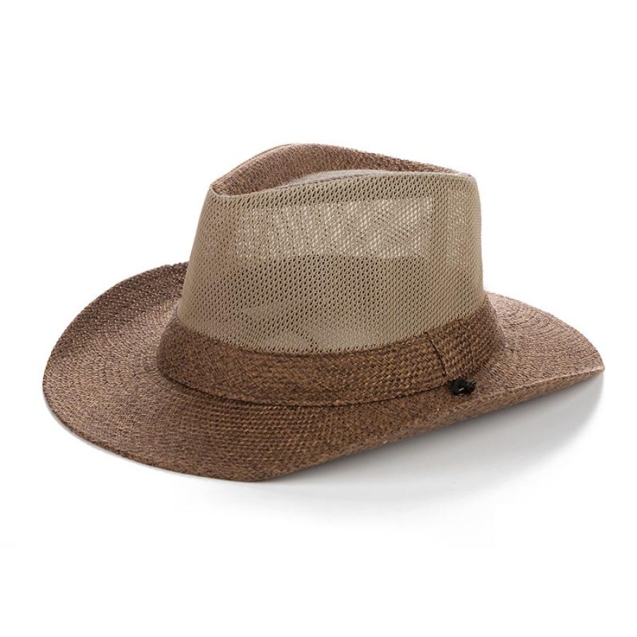 

Men's Outdoor Sunscreen Straw Hat