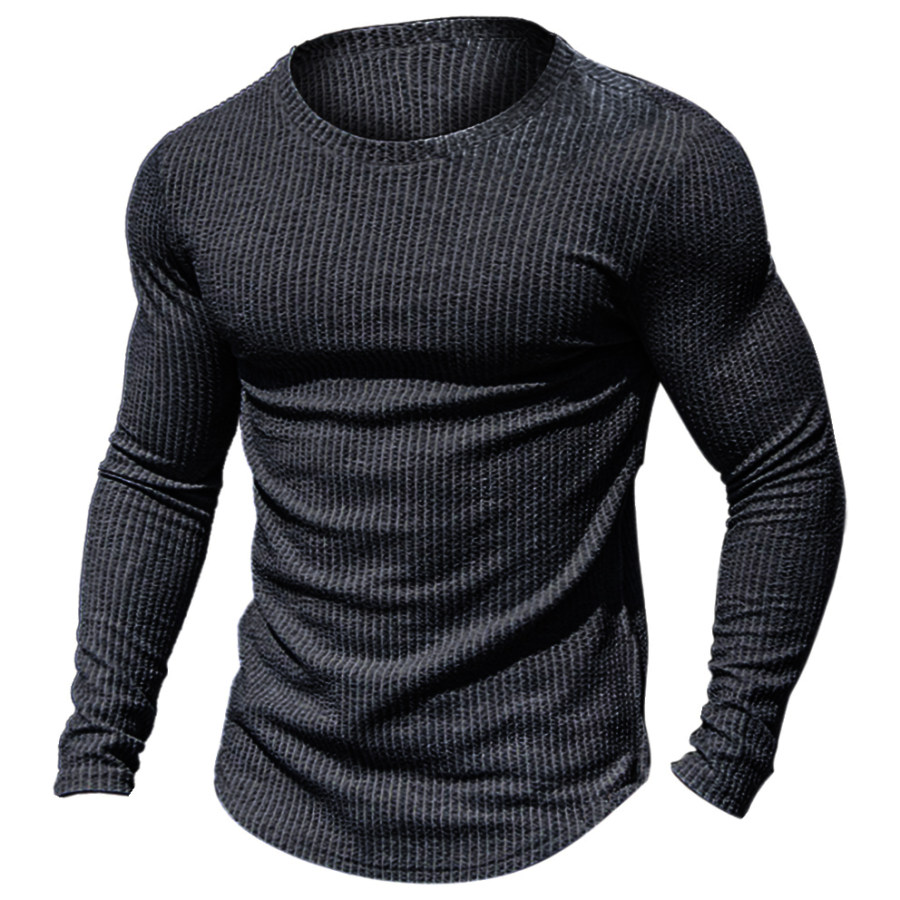 

Men's Outdoor Casual Slim Long-sleeved Bottoming Shirt T-shirt