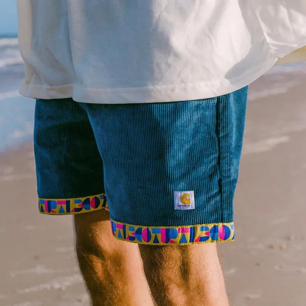 Surf Shorts Unisex Street Retro Skateboard Shorts - Blaroken.com 