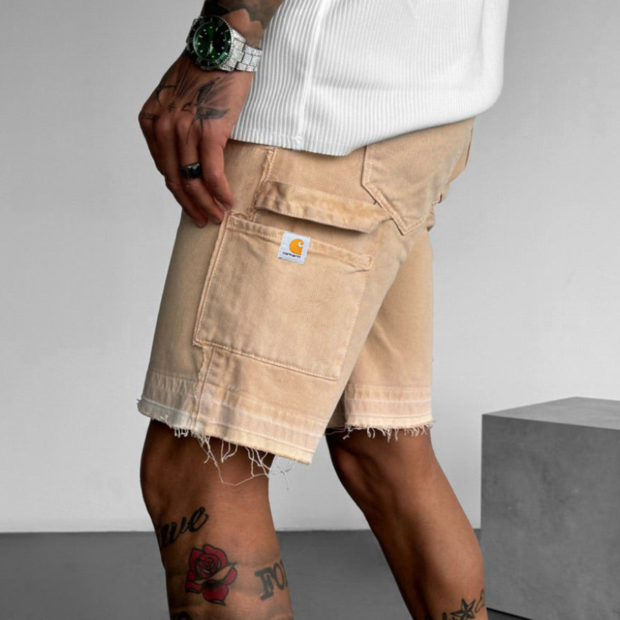 

Men's Casual Street Jeans Workwear Denim Shorts