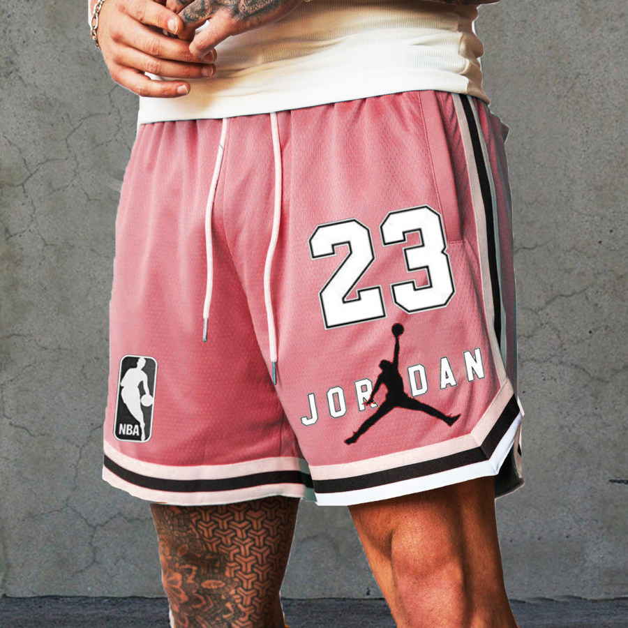 

Men's Basketball JD NO.23 Bulls Printed Athletic Shorts