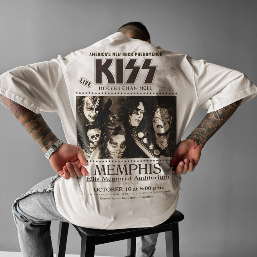 

Band Poster Printed T-shirt