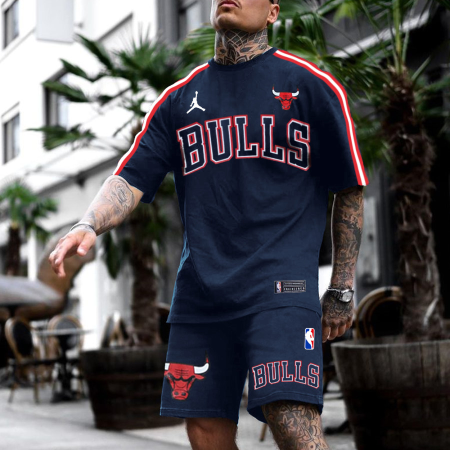 

Men's Chicago Basketball Jersey Shorts Suit