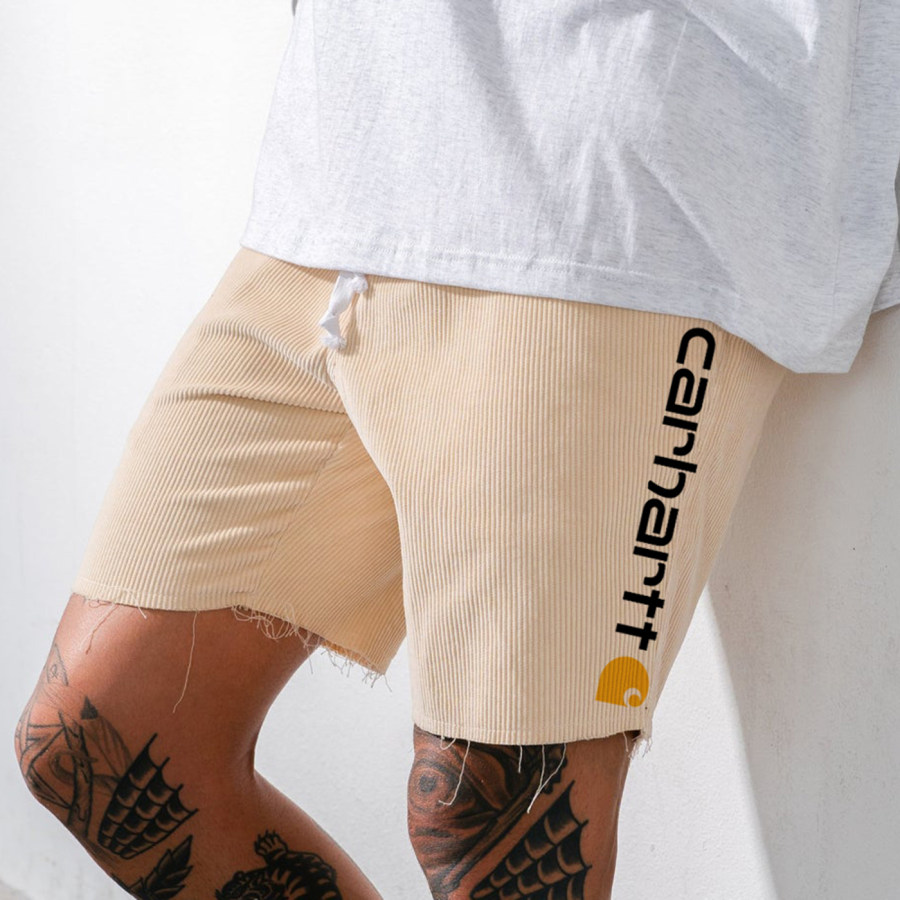 

Corduroy Surf Shorts Unisex Street Retro Skateboard Shorts