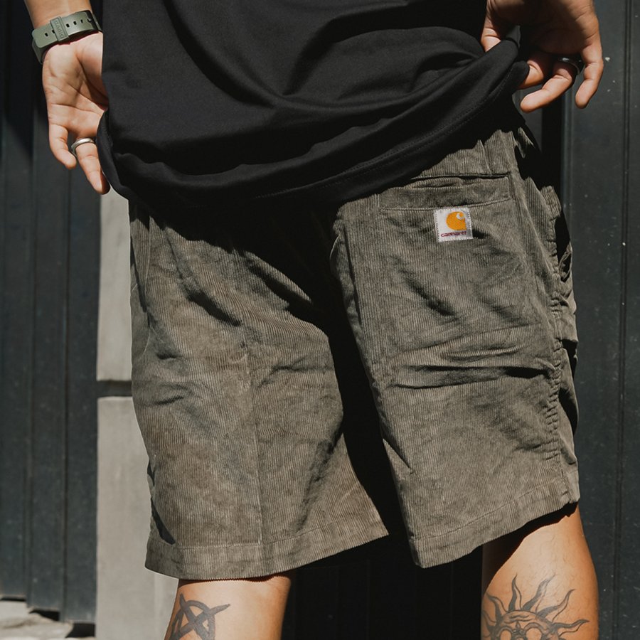 

Retro Corduroy Pocket Surf Shorts