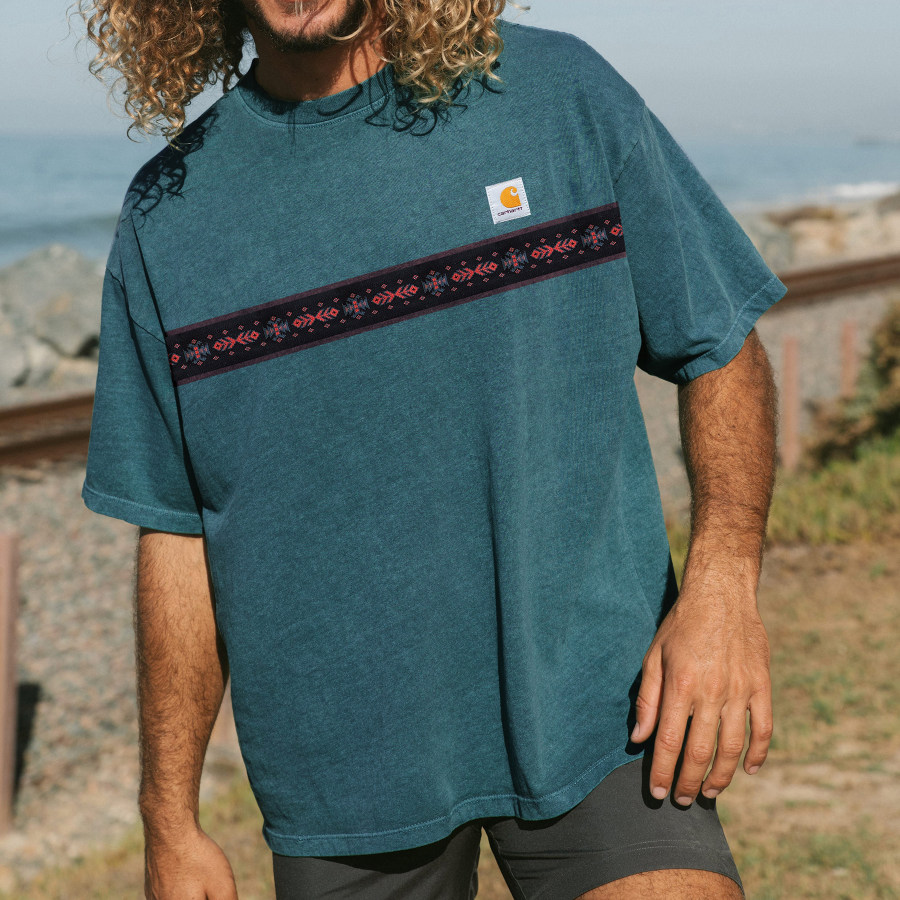 

Retro Surf T-Shirt Unisex Street Retro Skateboard T-Shirt