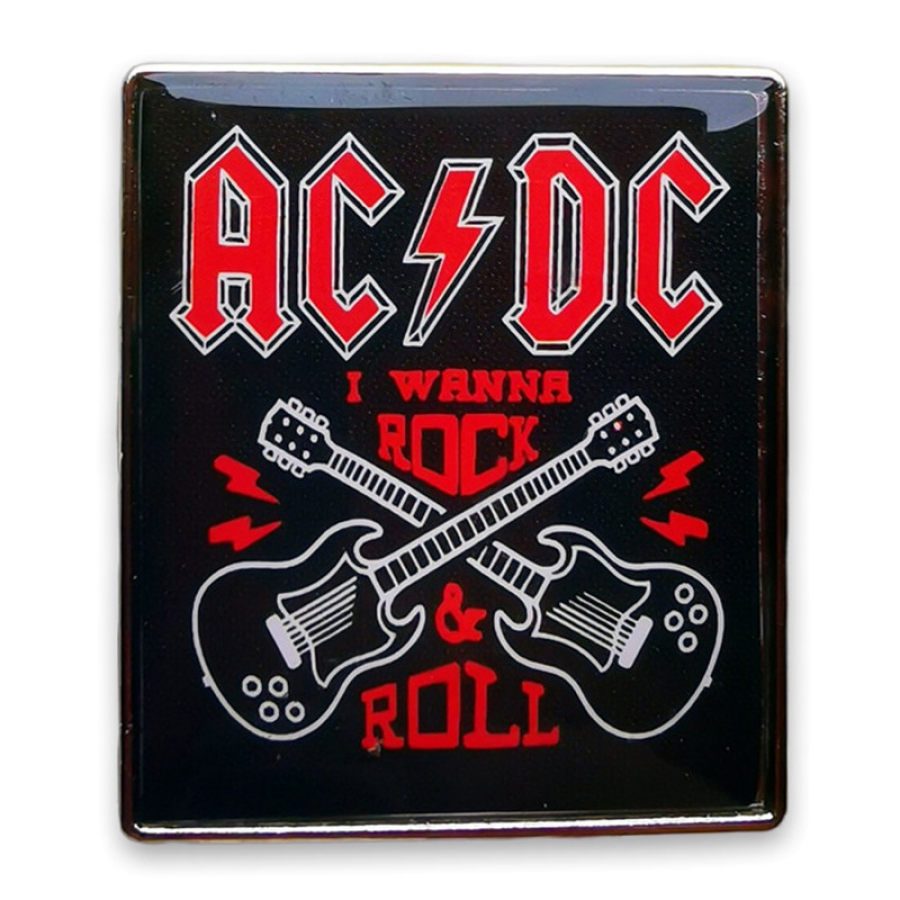 

AC/DC Broche Rock Hip Hop Punk Groupe Métal Lourd Musique Broche Badge Alliage Badge