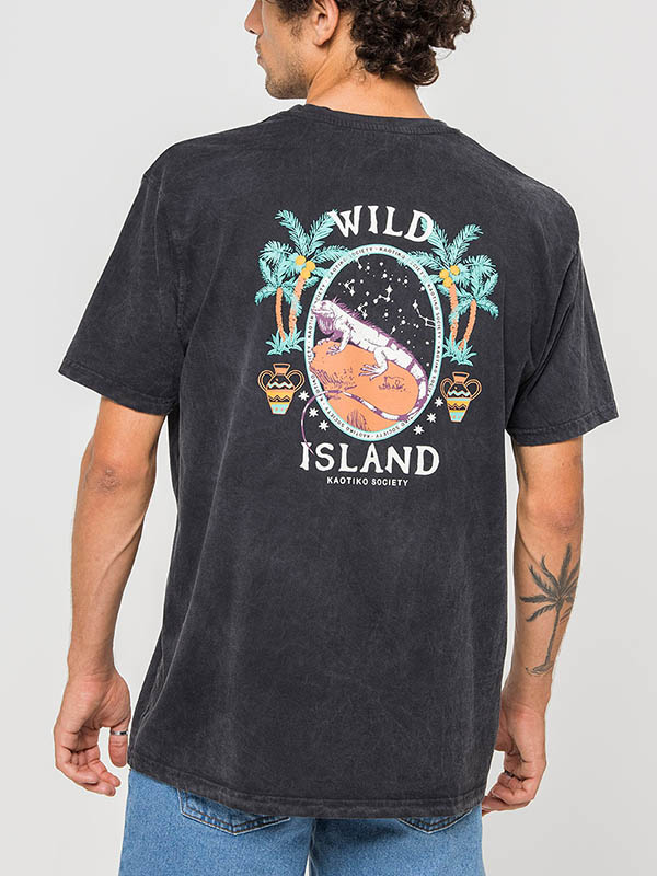 Tie Dye Wild Island T shirt