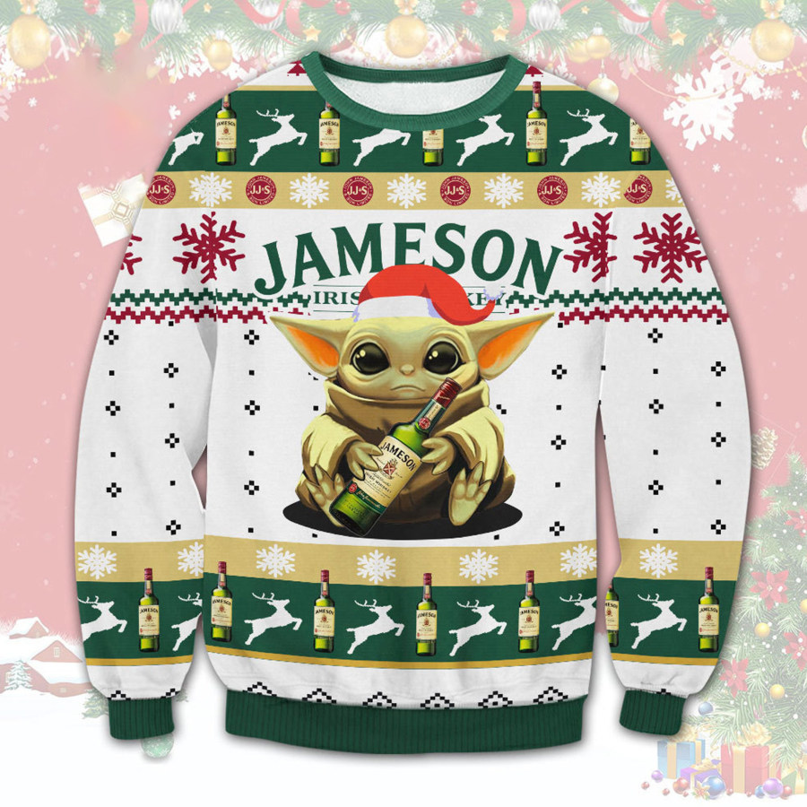 

Lustiges Jameson Yoda Sweatshirt Irish Whiskey Weihnachten