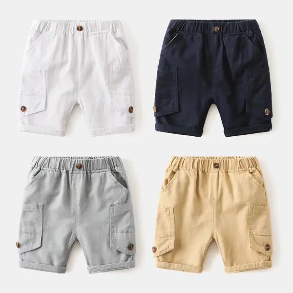 【18M-7Y】Boy's Pocket Trousers - Popopiestyle.com 