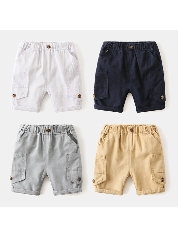 【18M-7Y】Boy's Pocket Trousers