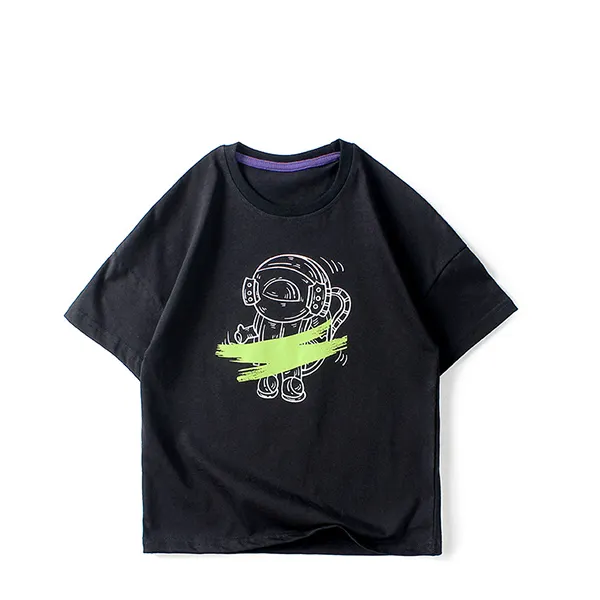 【4Y-13Y】Boys Cartoon Print Short Sleeve T-shirt - Popopiestyle.com 