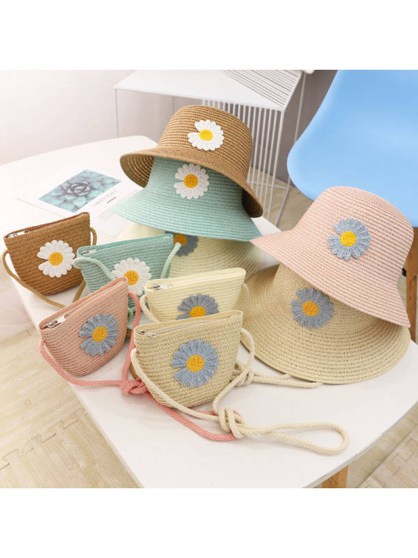 Sweet Flower Hat and Bag Set