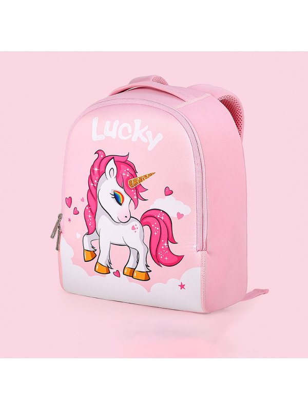 Cartoon Unicorn School Bag