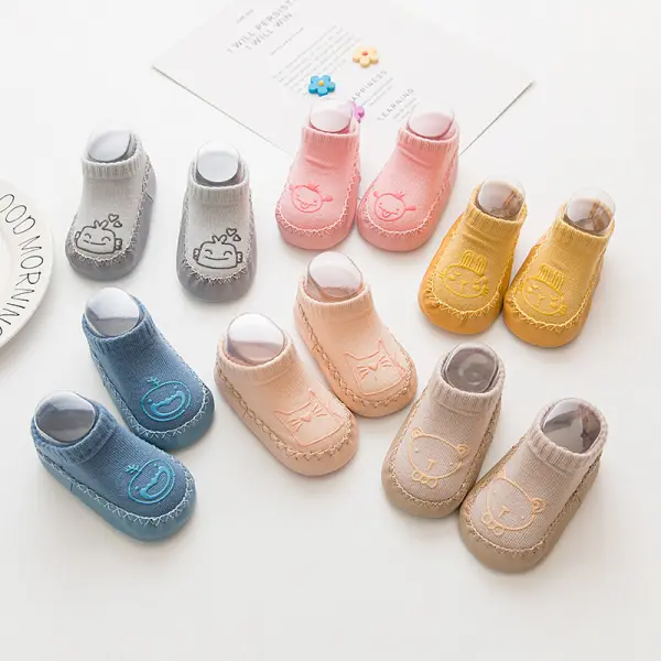 Soft Rubber Sole Baby Footwear Socks - Popopiearab.com 