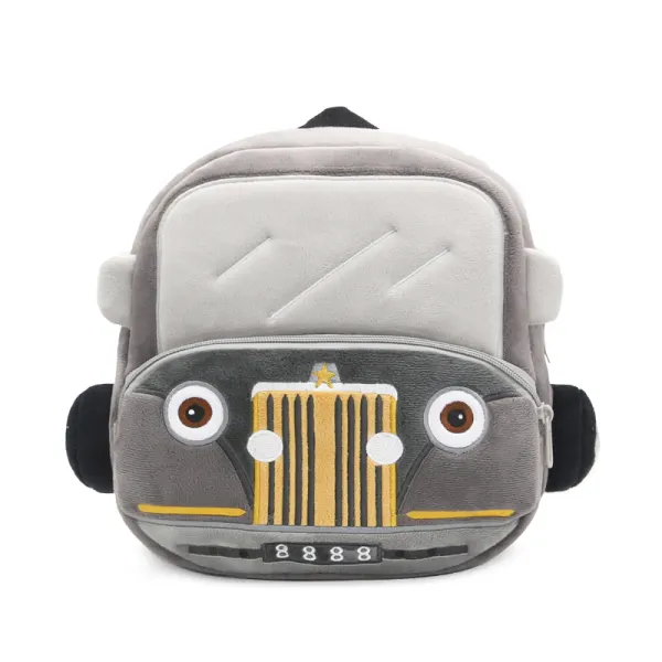 Kids Plush Classic Car Backpack - Popopiestyle.com 