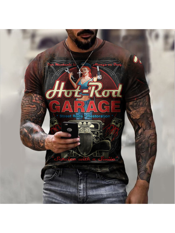 retro garage shirts