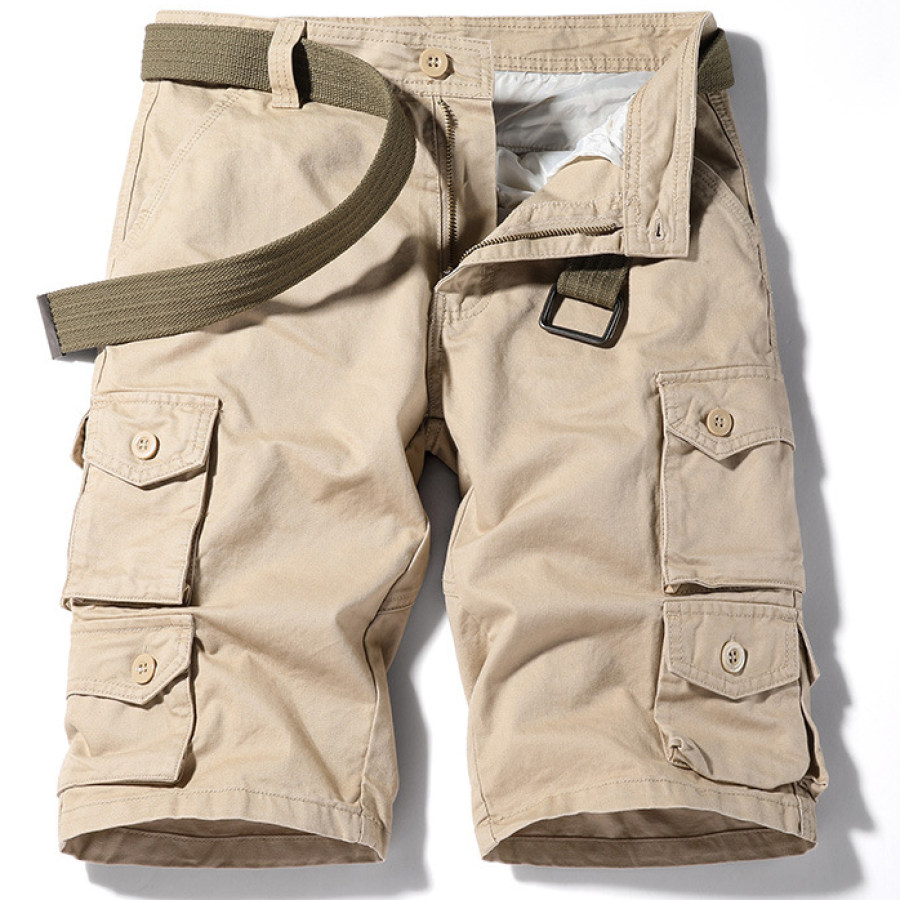 

Men's outdoor multi-pocket casual overalls shorts