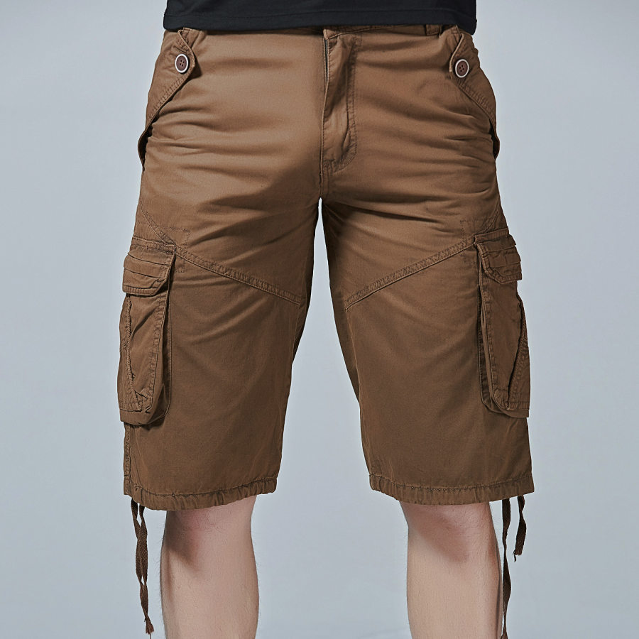 

Men's outdoor loose casual five-point pants