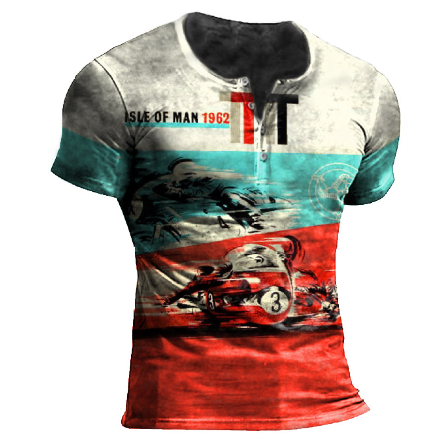 

Mens Isle of Man TT Motorcycle Race Printed Outdoor Combat